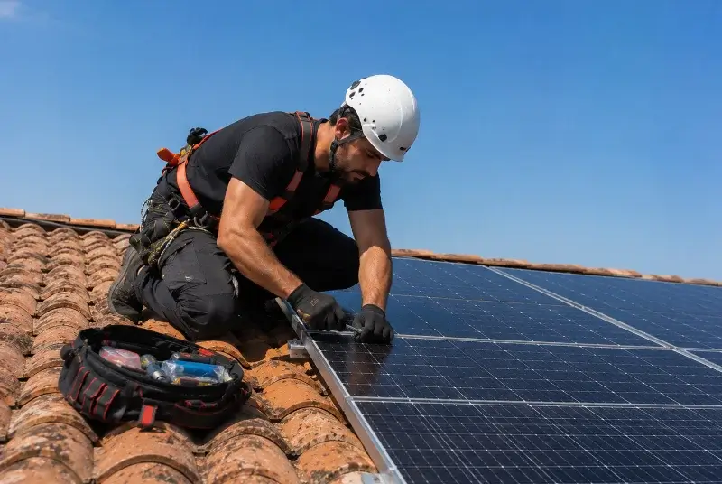 Maintenance et monitoring de panneaux solaires à Messery
